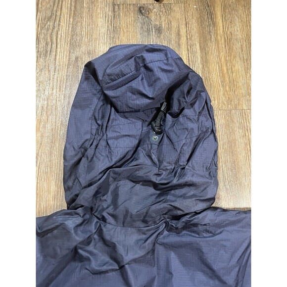 Vintage Moonstone Gore-Tex Jacket Mens M Blue  Ripstop 2 Way Zip Vented Hooded - Picture 13 of 15